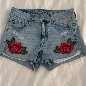 american eagle jean shorts